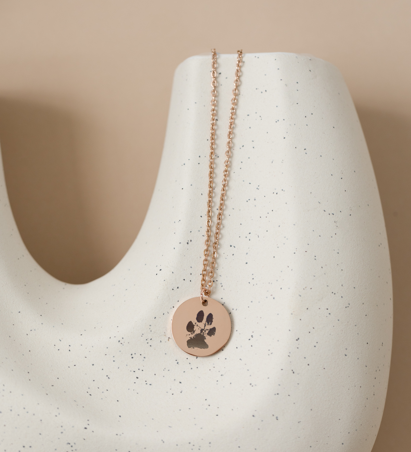 PERSONALIZED NECKLACE - paw print